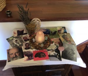 Altar para honrar a los muertos